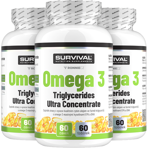 Omega 3 Triglycerides Ultra Concentrate - akcia 2+1 zadarmo