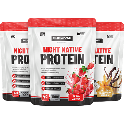 Night Native Protein - akcia 2+1 zadarmo