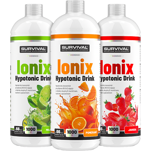 Ionix Hypotonic Drink - akcia 2+1 zadarmo