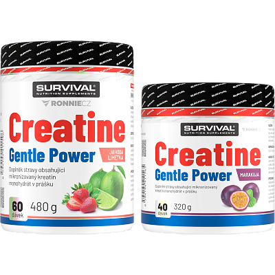 Creatine Monohydrate Gentle Power - akcia 480 g + 320 g zadarmo