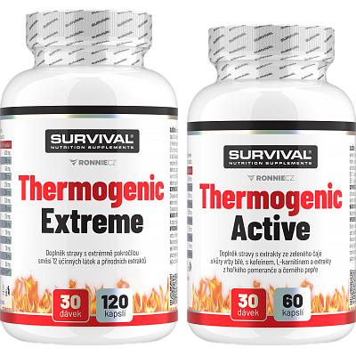 Thermogenic Extreme + Thermogenic Active zadarmo