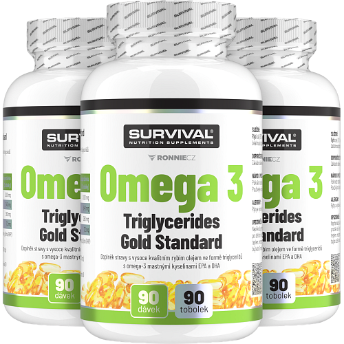 Omega 3 Triglycerides Gold Standard - akcia 2+1 zadarmo