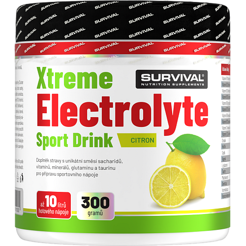 Xtreme Electrolyte Sport Drink - 300 g, zelené jablko