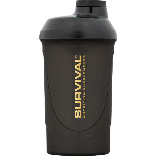 Šejker Survival Gold - 600 ml (čierny)