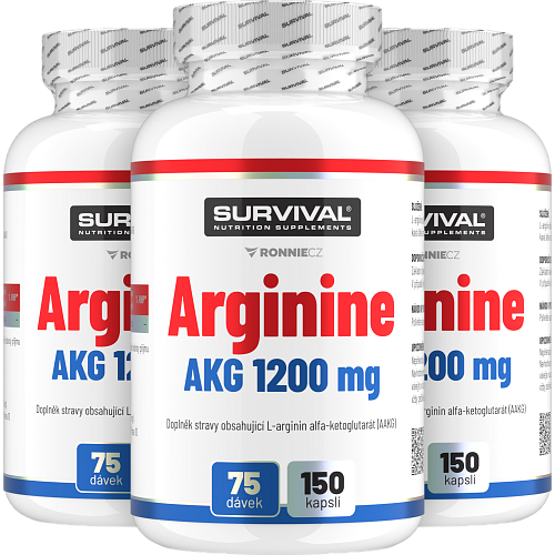 Arginine AKG 1200 mg - akcia 2+1 zadarmo