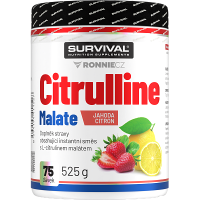 Citrulline Malate - 525 g, jahoda-citrón