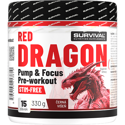Red Dragon Pump & Focus Pre-workout - 330 g, jablko-mango