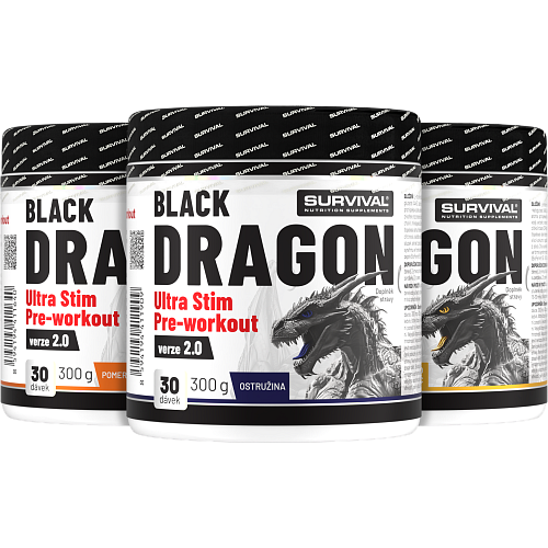 Black Dragon Ultra Stim Pre-workout - akcia 2+1 zadarmo