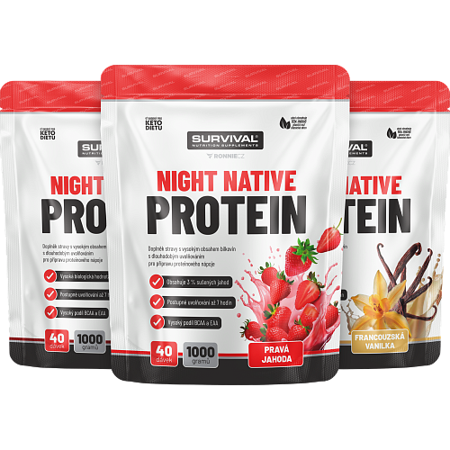 Night Native Protein - akcia 2+1 zadarmo