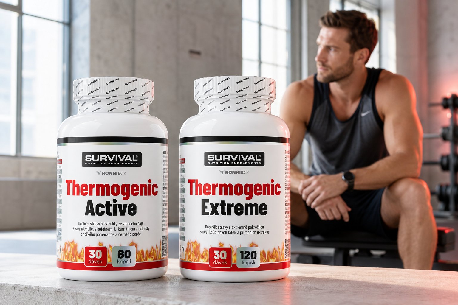 Thermogenic Active vs Thermogenic Extreme: ako vybrať spaľovač podľa cieľa a citlivosti na kofeín