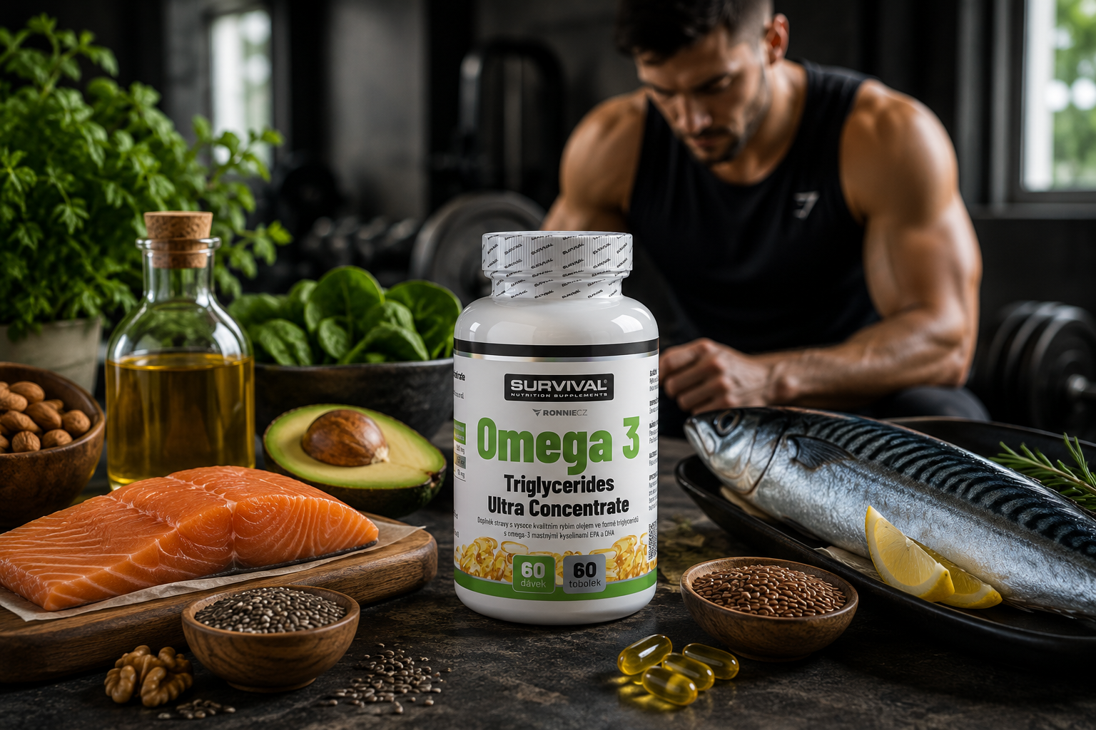 Omega 3 pre športovcov: Prečo EPA a DHA patria do každej suplementačnej sady