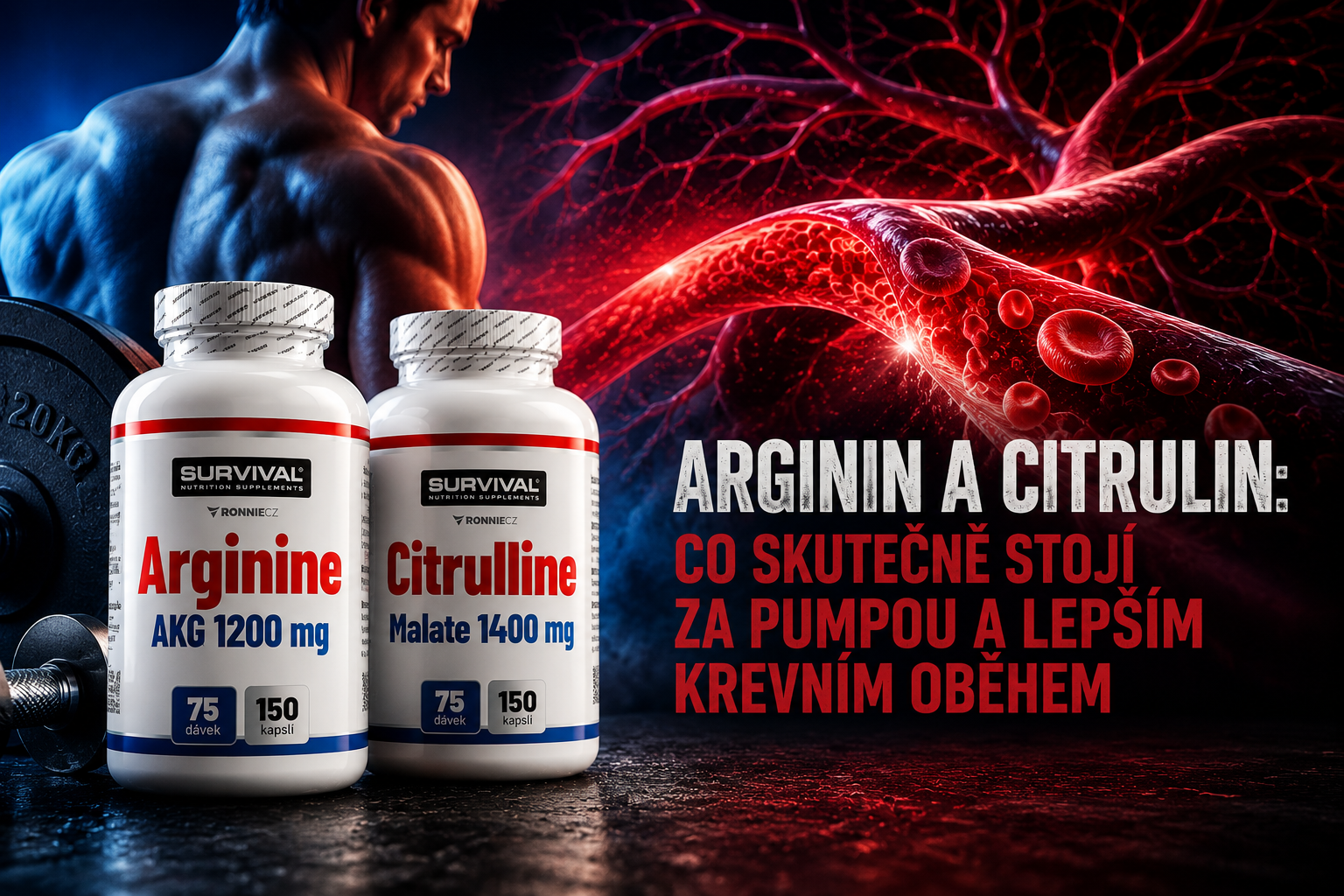 Arginín a citrulín: čo skutočne stojí za pumpou a lepším krvným obehom