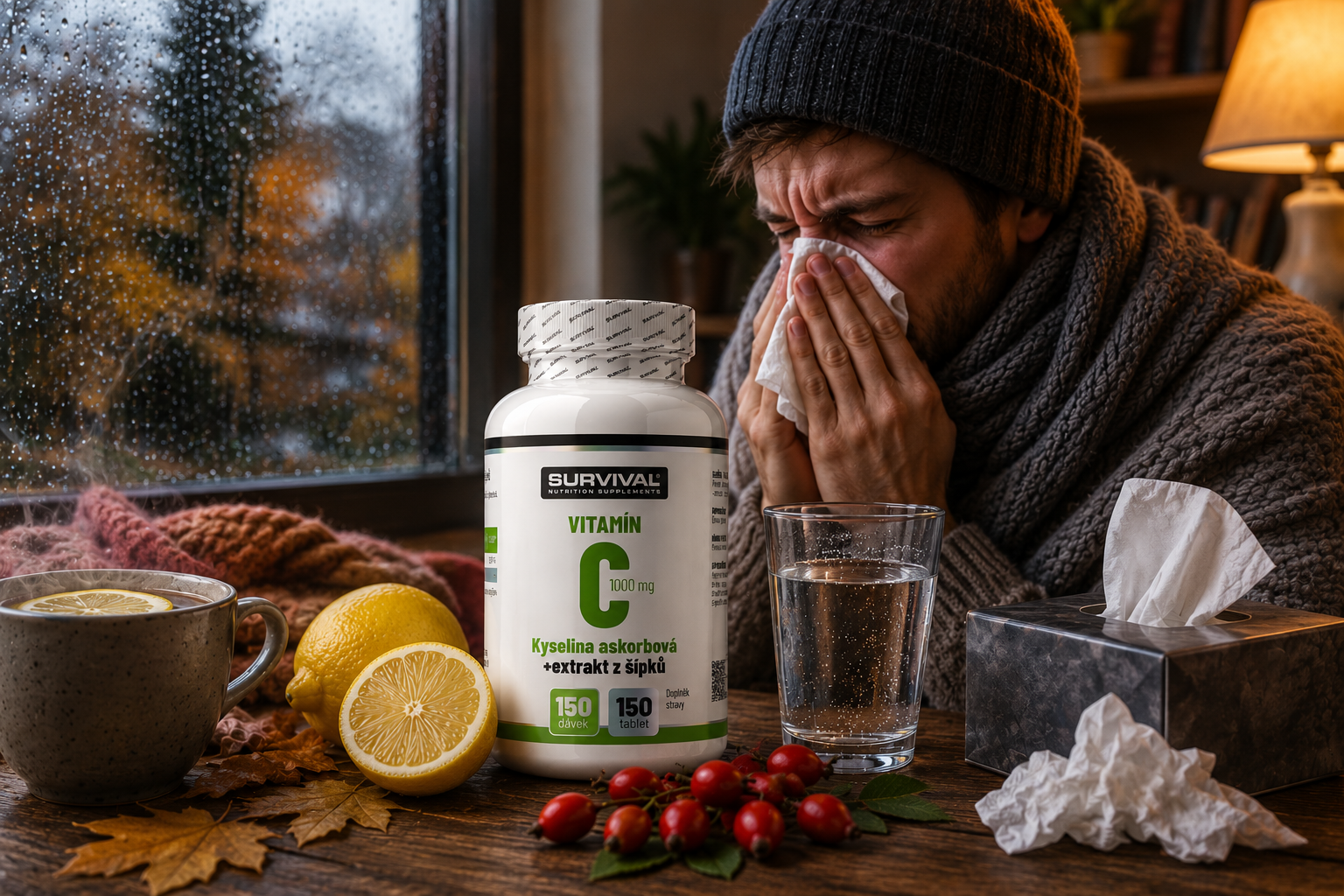 Vitamín C: viac než len „na nachladnutie" — úloha v kolagéne, imunite a železe